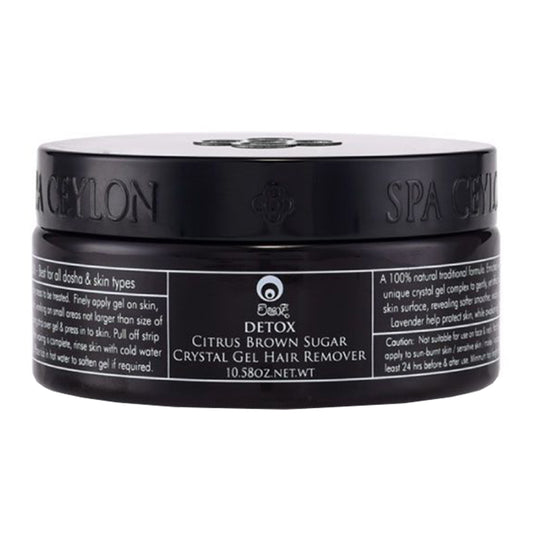 Spa Ceylon Detox Citrus Brown Sugar Crystal Gel Hair Remover (300g)