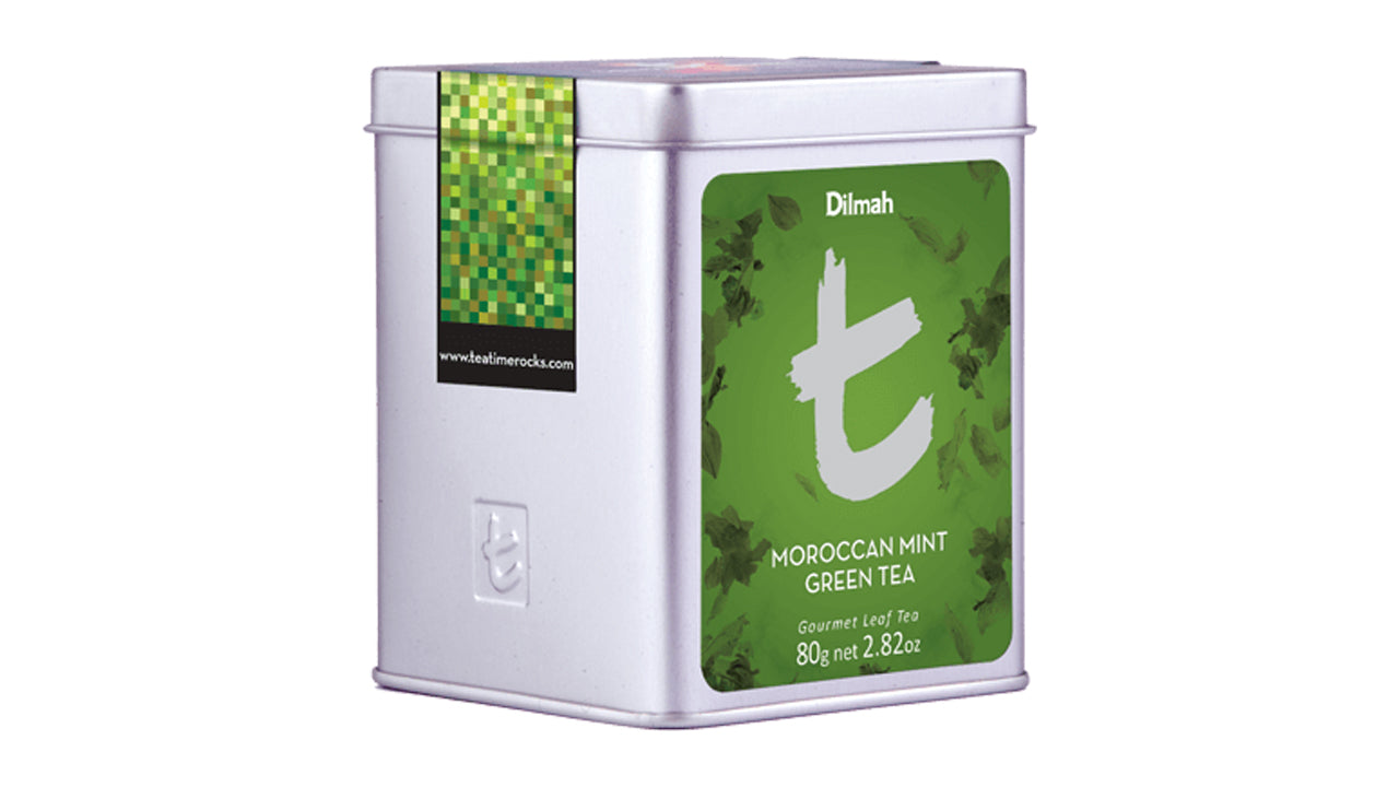 Dilmah t-series Moroccan Mint Green Tea (80g)