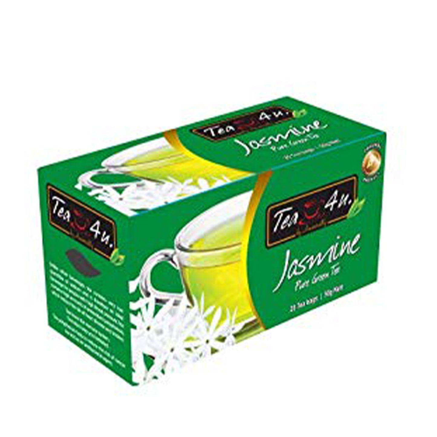 شاي الياسمين الأخضر Tea4U (50 جم) 25 كيس شاي