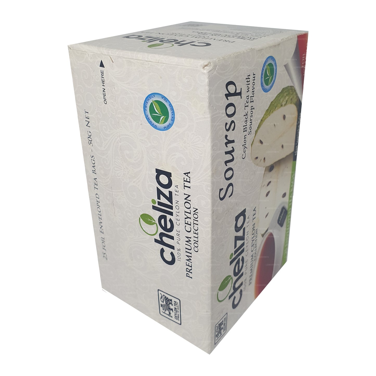 Cheliza Ceylon Black Tea with Soursop Flavour (50g) 25 Tea Bags