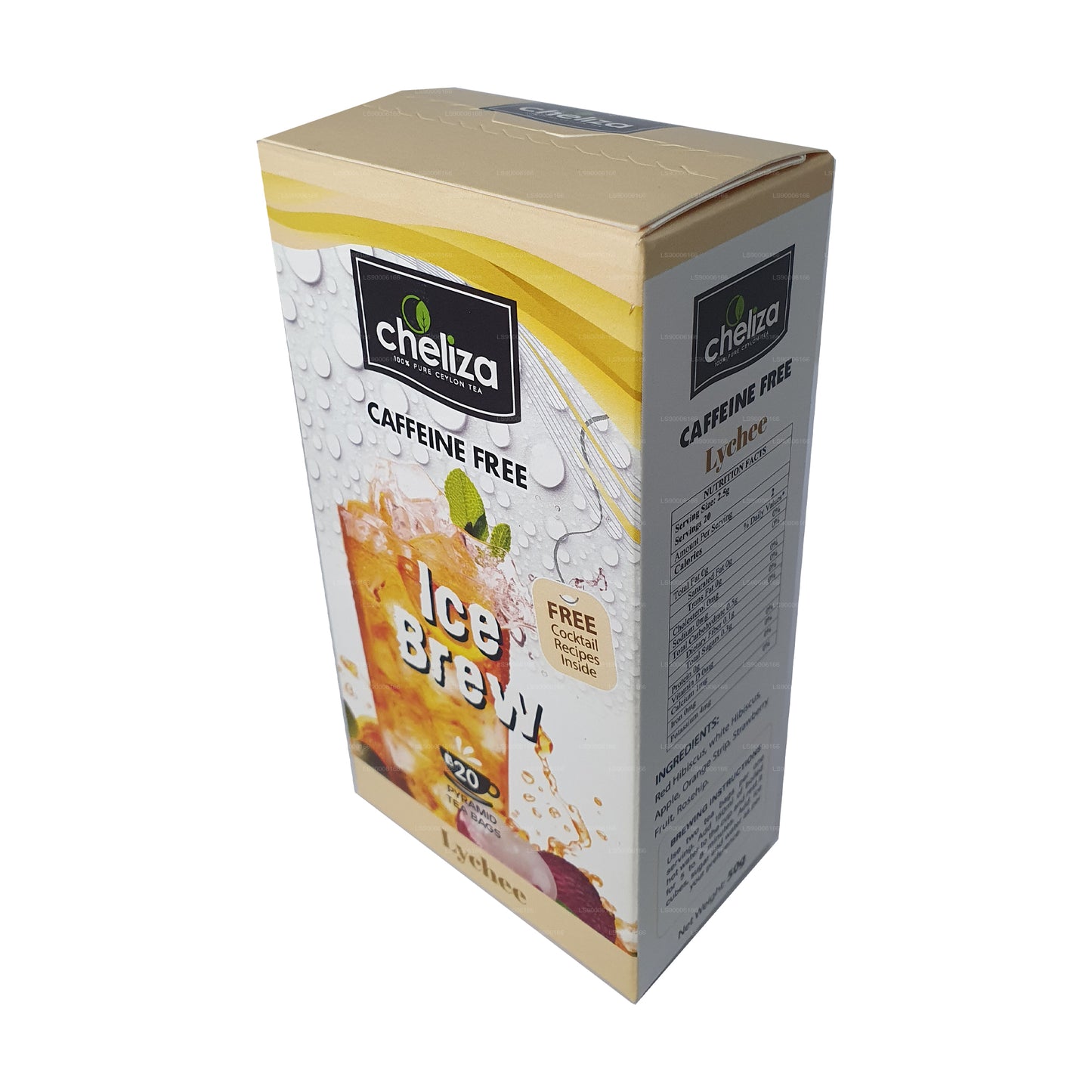 Cheliza Ice Brew Lychee Flavoerd Tea (50g) 20 Tea Bags