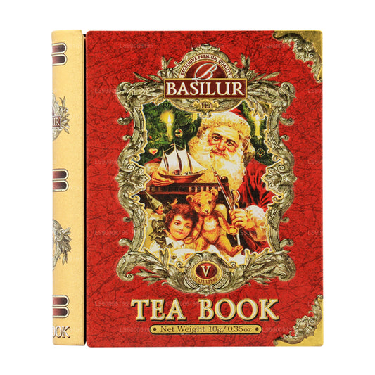 Basilur "Miniature Tea Book - Volume V - Red" (10g) Caddy