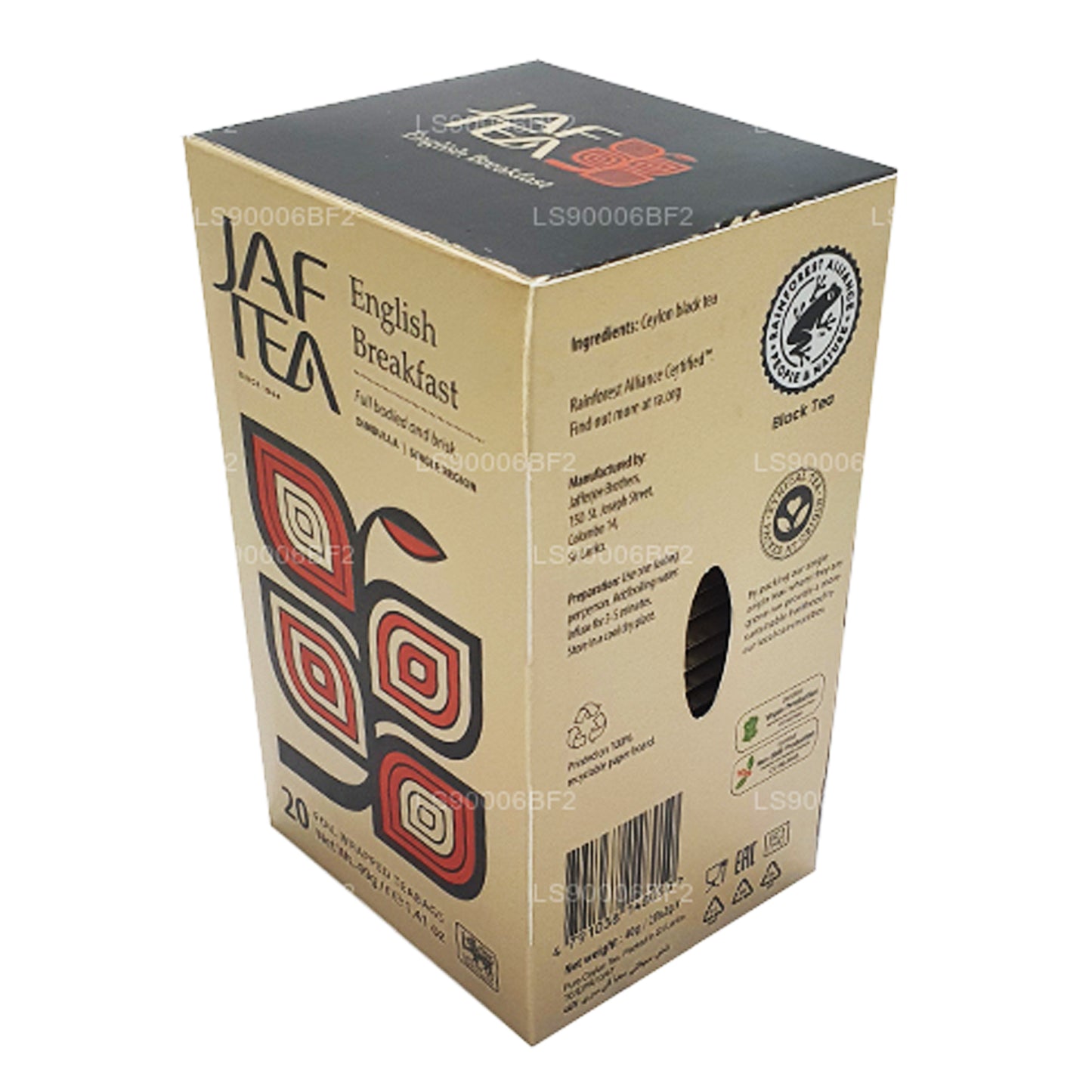 الإفطار الإنجليزي من Jaf Tea (40 جم) 20 كيس شاي