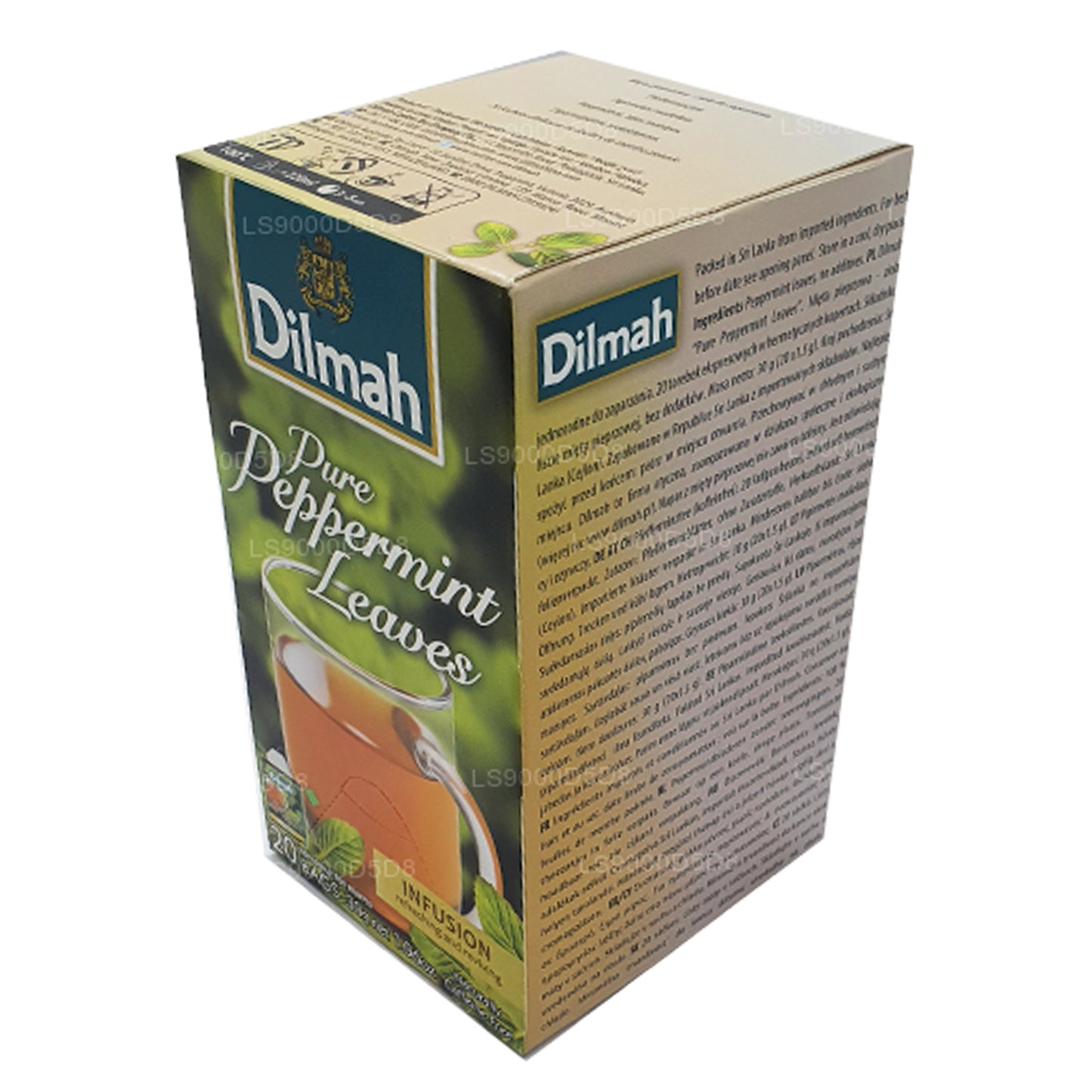 أوراق النعناع النقية من ديلما (30 جم) 20 كيس شاي