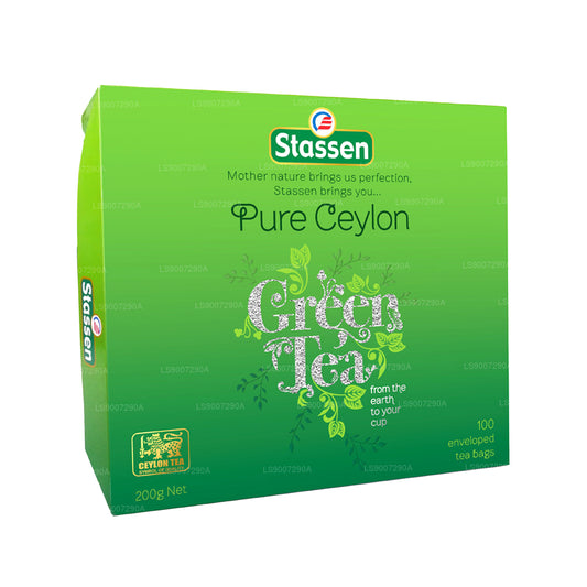 شاي ستاسن الأخضر السيلاني النقي (200 جم) 100 كيس شاي