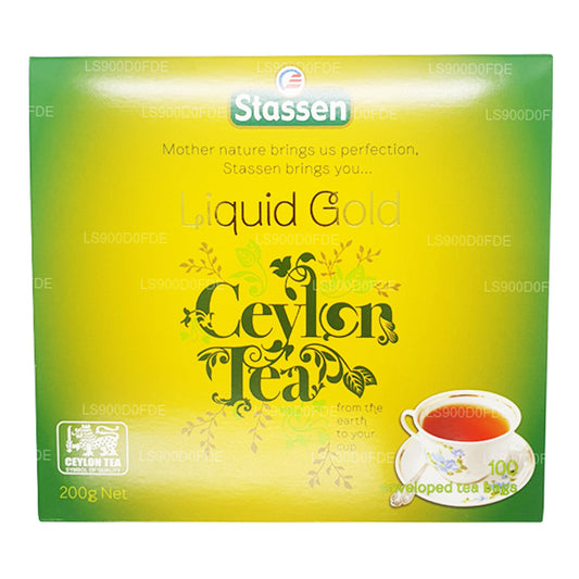 شاي ستاسن الذهبي السائل (200 جرام) 100 كيس شاي