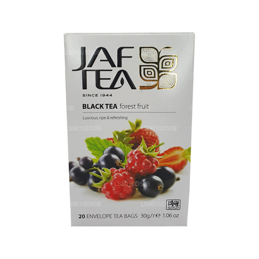 مجموعة Jaf Tea Pure Fruits من مجموعة الشاي الأسود (30 جم) 20 كيس شاي