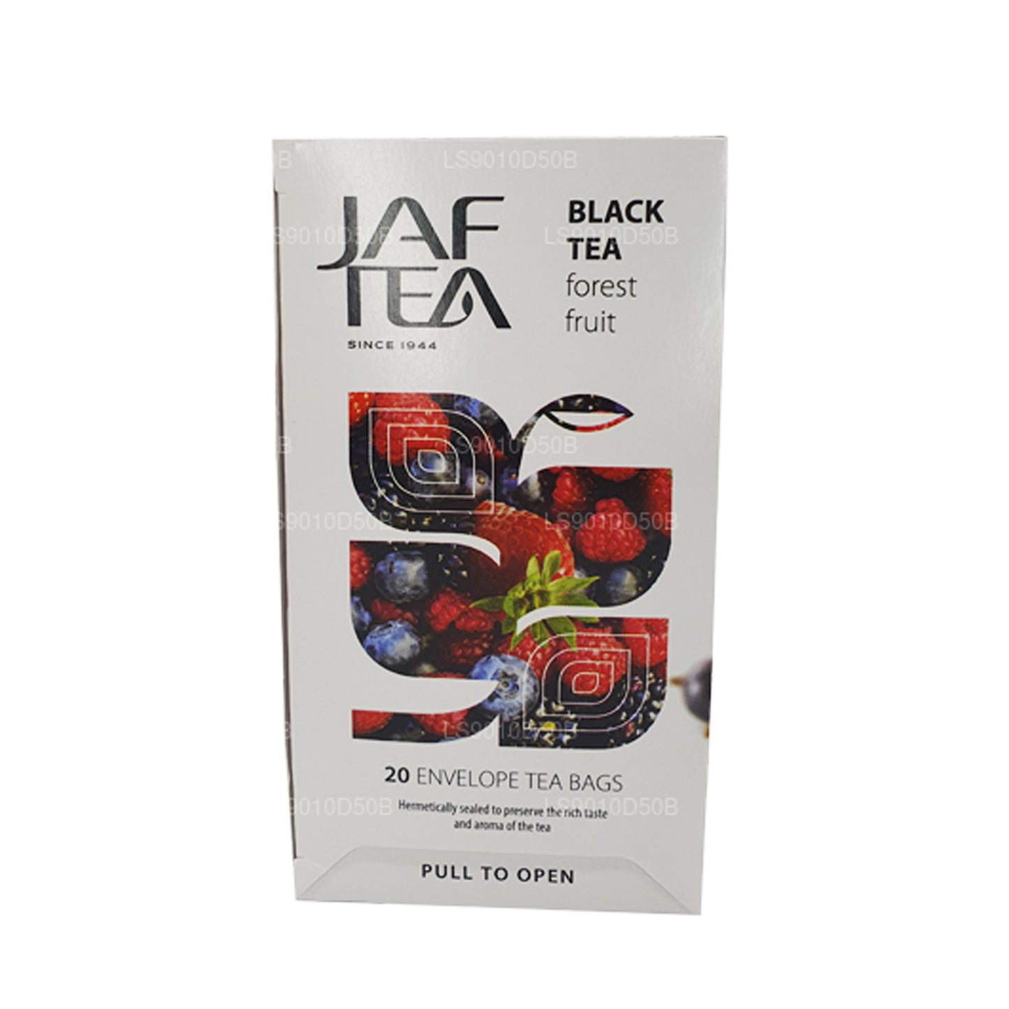 مجموعة Jaf Tea Pure Fruits من مجموعة الشاي الأسود (30 جم) 20 كيس شاي