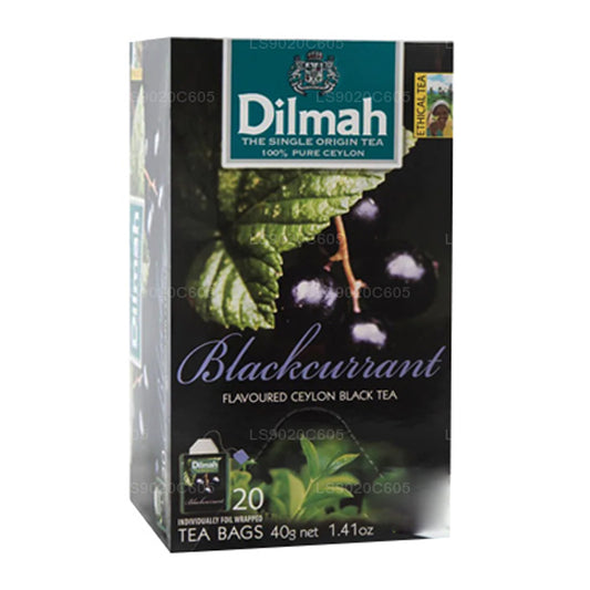 شاي ديلما بنكهة الكشمش الأسود (40 جم) 20 كيس شاي