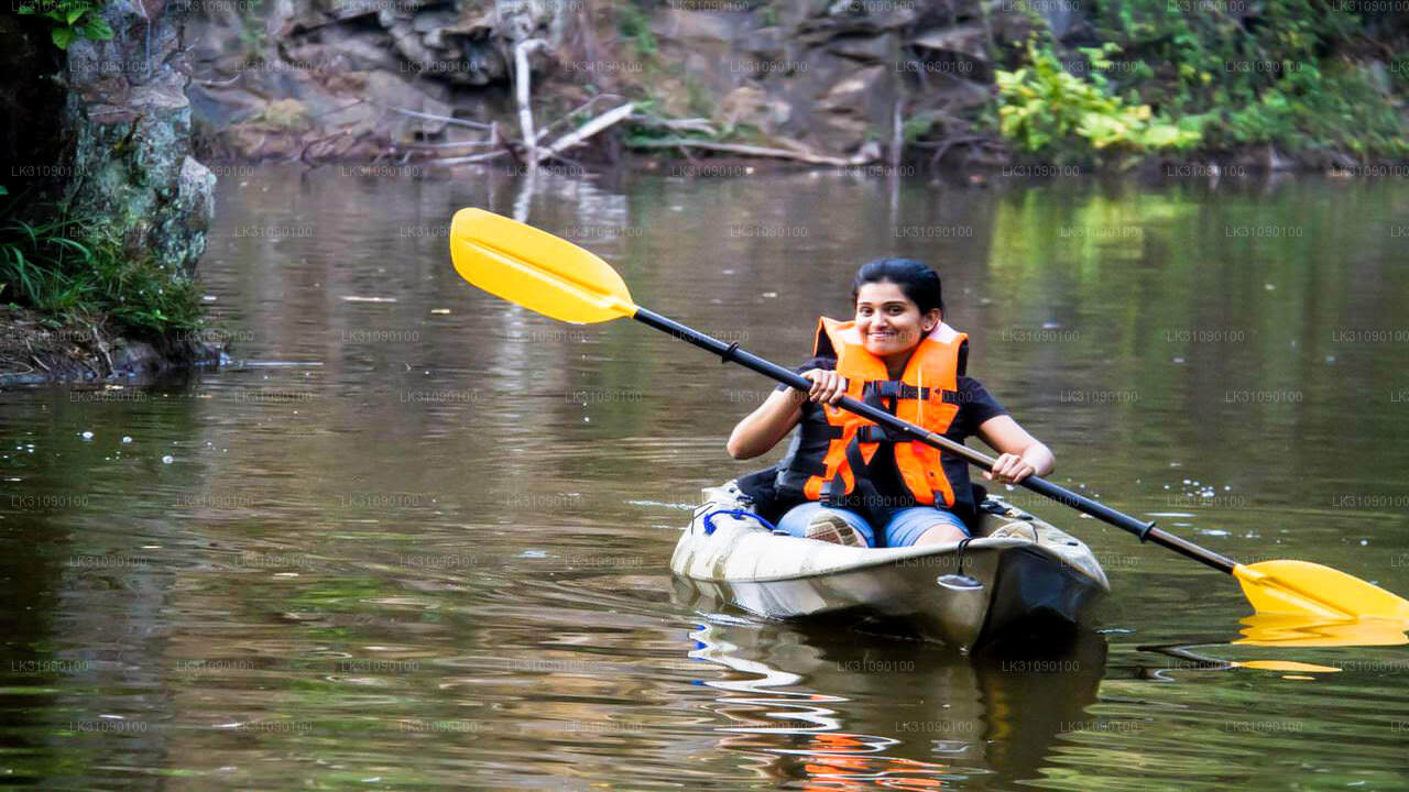 Kayaking at Buduruwagala Reservoir from Ella