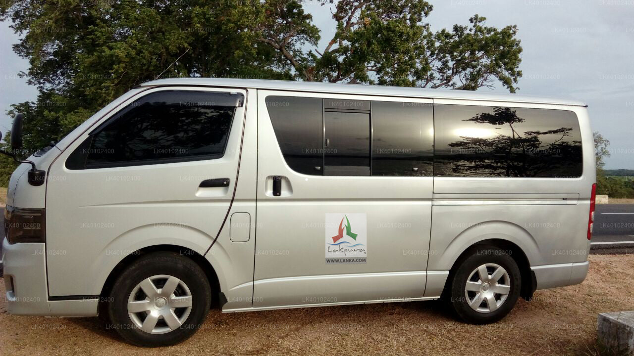 Colombo Airport (CMB) to Embilipitiya City Private Transfer