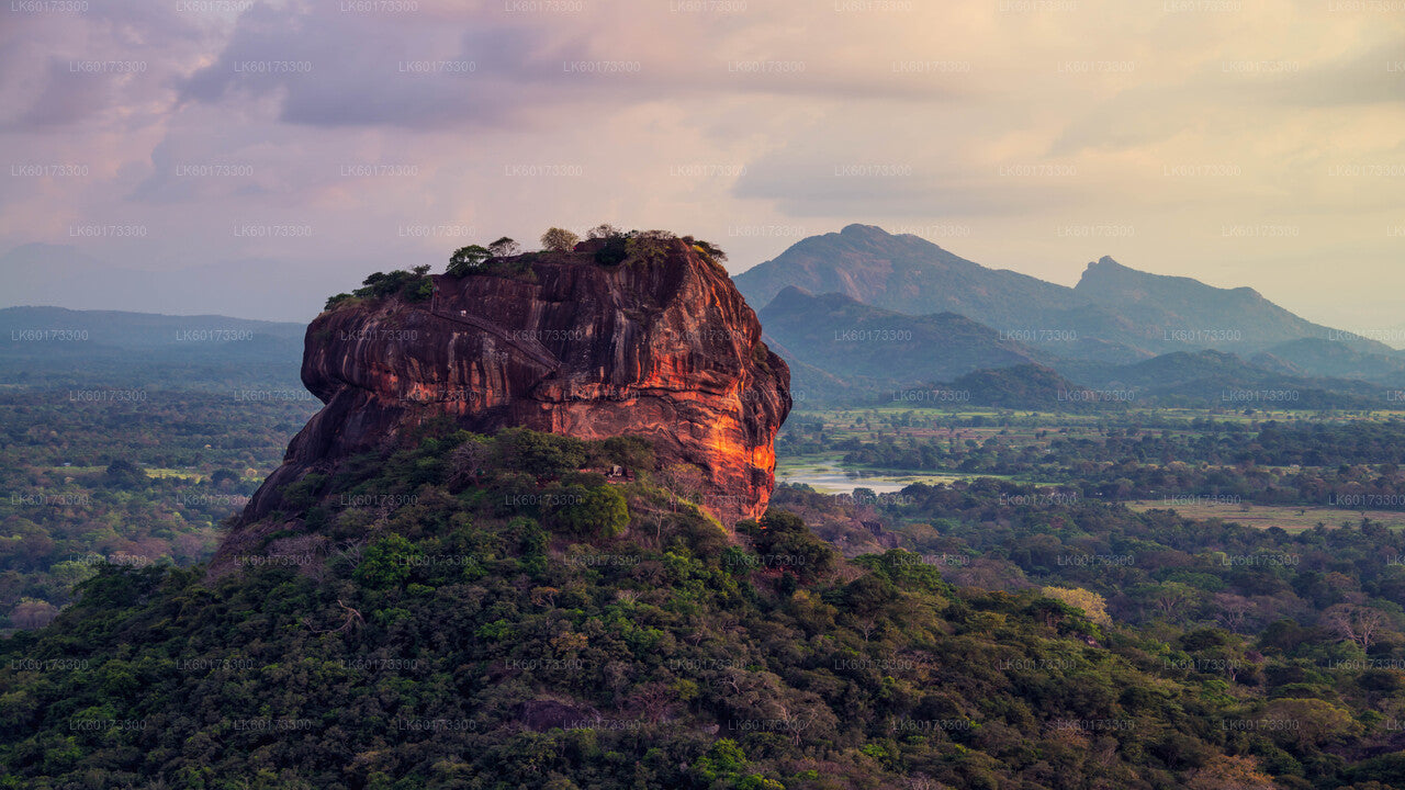 Sigiriya Ancient City and Countryside from Kandy