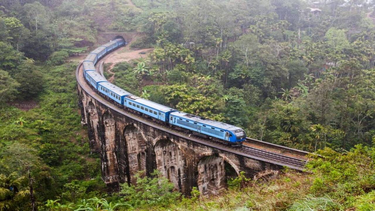 ركوب القطار من كولومبو إلى بادولا (القطار رقم: 1005 «Podi Menike»)
