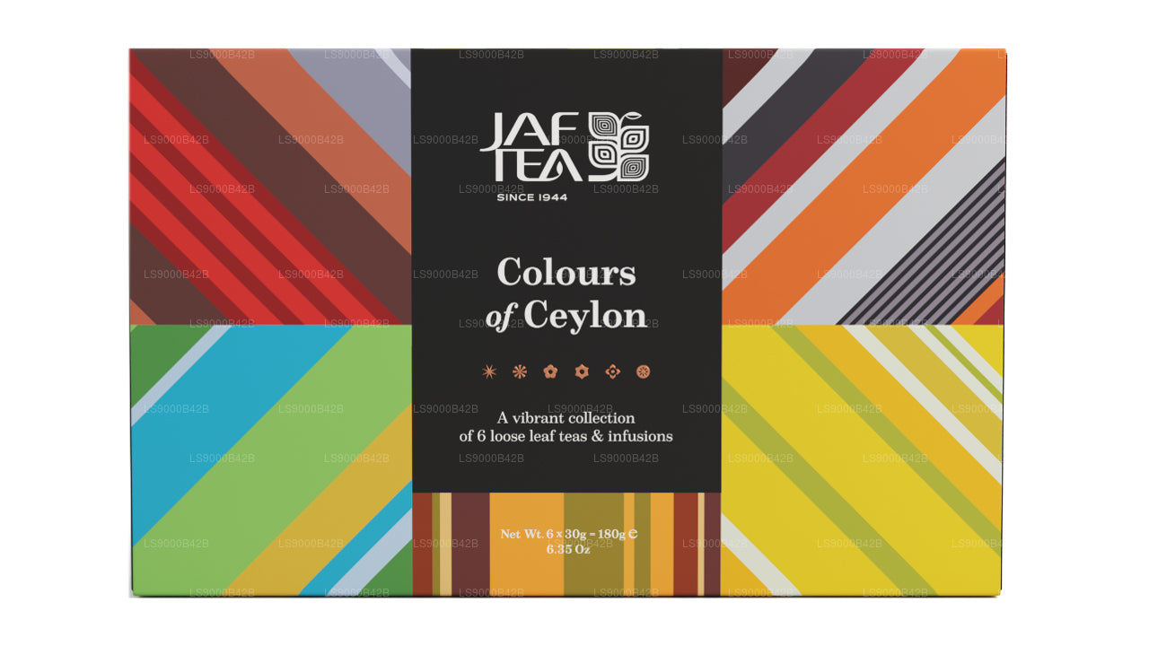 مجموعة هدايا ألوان الشاي الجاف من سيلان (180 جرام)