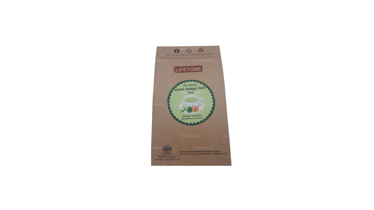 Lifetone Green Orange Peel Tea (40g)