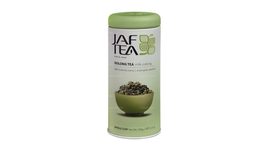 علبة أولونغ بالحليب من مجموعة الشاي الأخضر النقي من Jar Tea (100 جم)