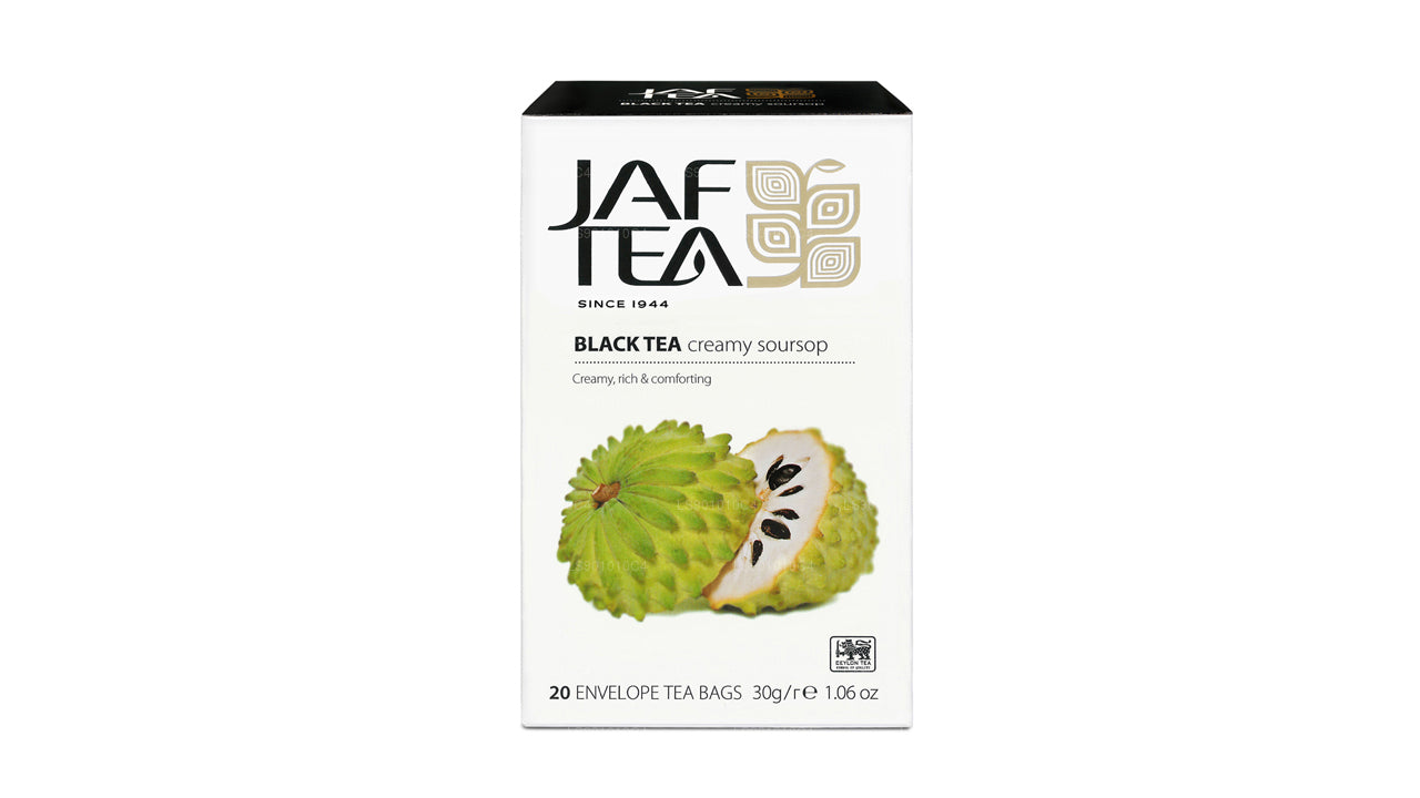 مجموعة Jaf Tea Pure Fruits من مجموعة الشاي الأسود الكريمي (30 جم) 20 كيس شاي
