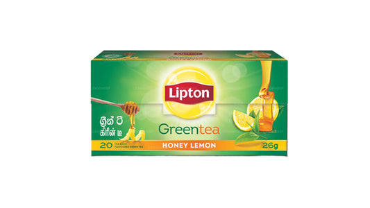 شاي ليبتون الأخضر بالعسل والليمون (26 جم) 20 كيس شاي