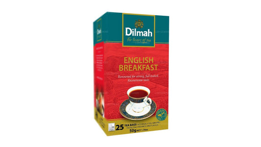 شاي الإفطار الإنجليزي من ديلما (50 جم) 25 كيس شاي