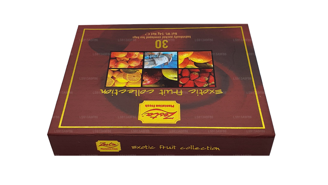 Zesta Exotic Fruit Collection 30 Individually Packed Enveloped Tea Bags 54g