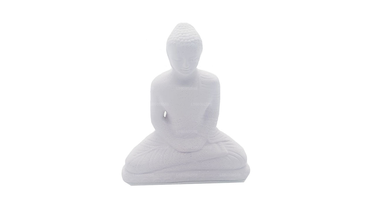 تمثال بوذا (اللون الأبيض) للوحة قيادة السيارة (7 سم × 3 سم)